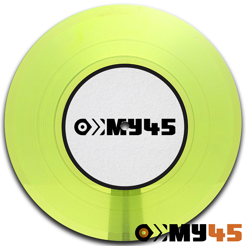 Lime transparent Vinyl Schallplatte